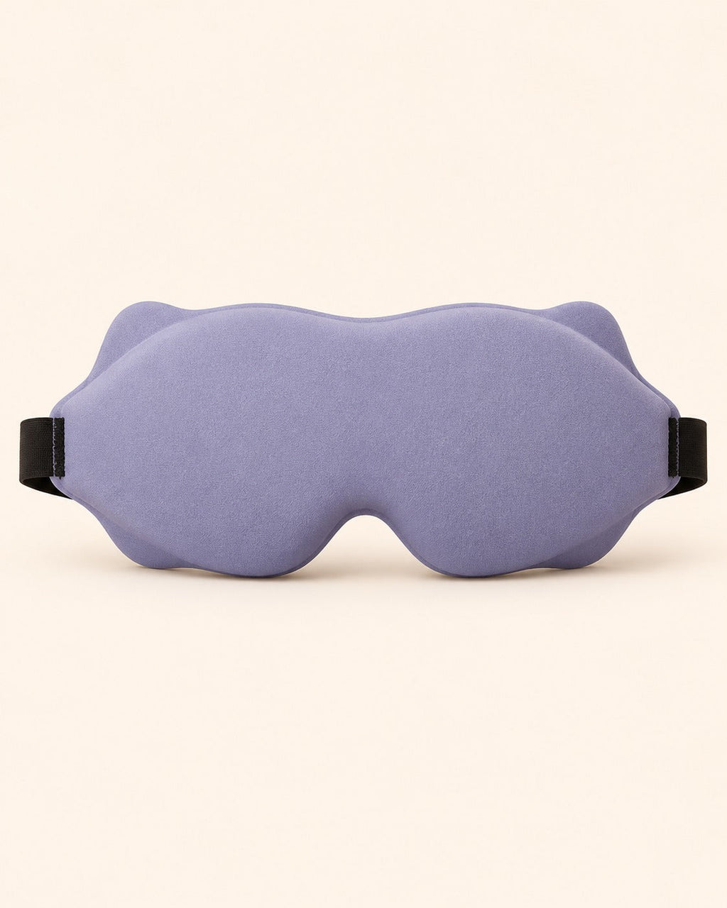 LumaMask 3D Schlafmaske in Lavendel Vorderseite